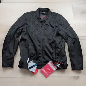NEW Alpinestars T SP X Superair Jacket Mens XL Black Motorcycle Mesh Armor